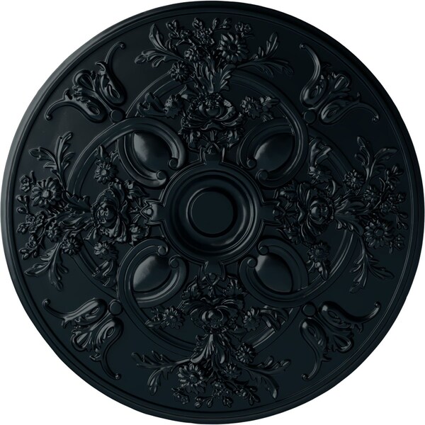 Ekena Millwork Baile Ceiling Medallion (Fits Canopies up to 6"), Hand-Painted Night Shade, 31 1/4"OD x 2 1/4"P CM31BANSF - main